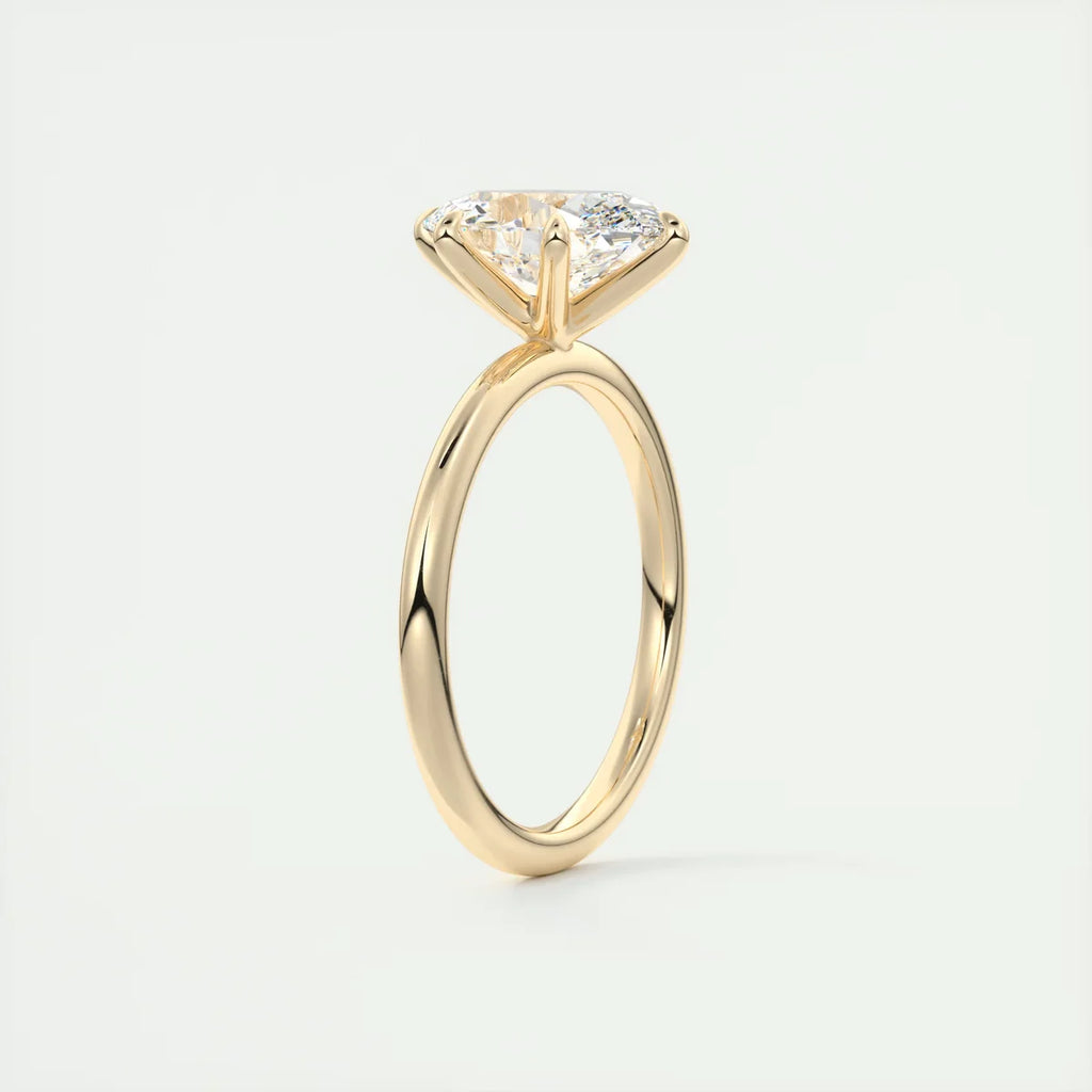2 Carat Six Prong Oval Solitaire Setting