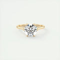 2 Carat Round Solitaire Cathedral Setting