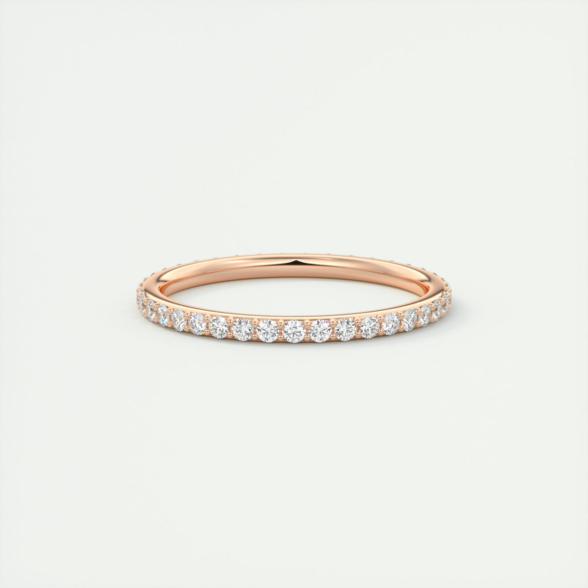 1.5mm Pavé Diamond Eternity Band (0.35 CT)