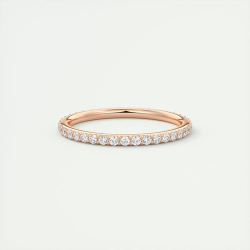 1.5mm Pavé Diamond Eternity Band (0.35 CT)
