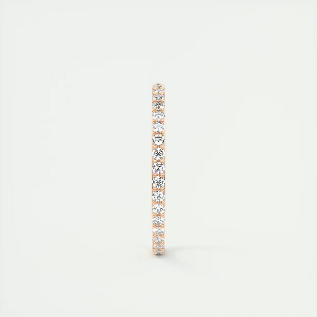 1.5mm Pavé Diamond Eternity Band (0.35 CT) detail