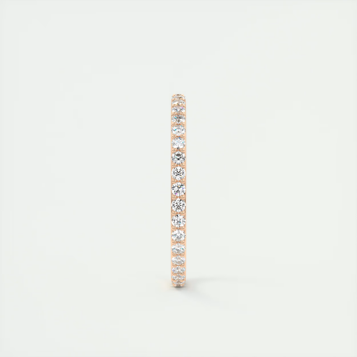 1.5mm Pavé Diamond Eternity Band (0.35 CT) detail