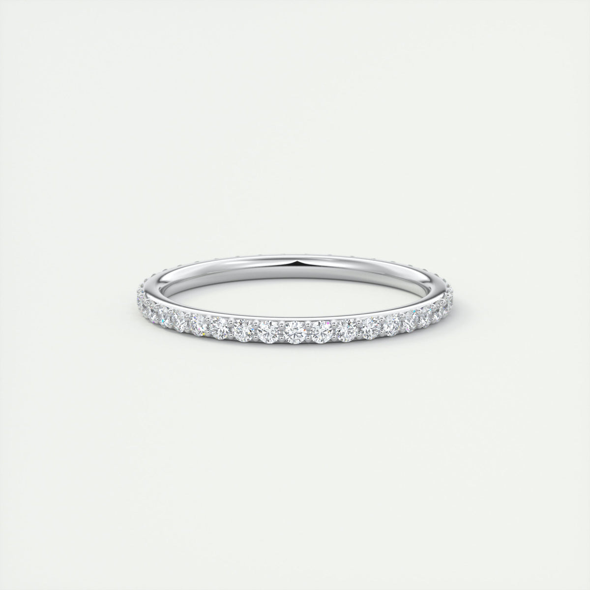 1.5mm Pavé Diamond Eternity Band (0.35 CT) white gold