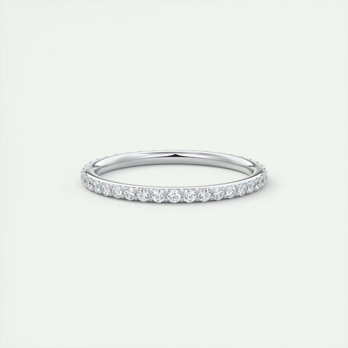 1.5mm Pavé Diamond Eternity Band (0.35 CT) white gold