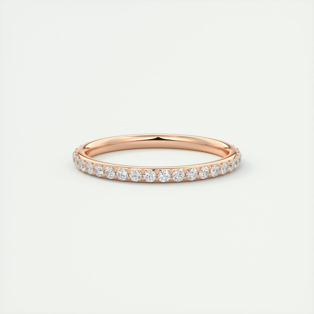 1.8mm Eternity Band – 0.75 Carat Pavé Set Diamonds