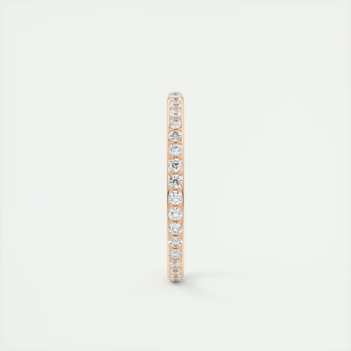 1.8mm Eternity Band – 0.75 Carat Pavé Set Diamonds detail