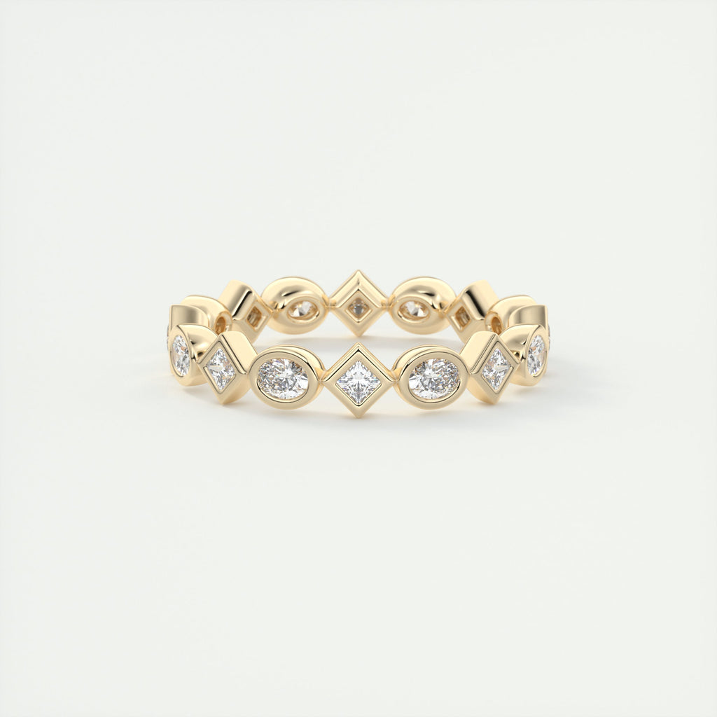 Oval Bezel Eternity Band (0.75 TCW)
