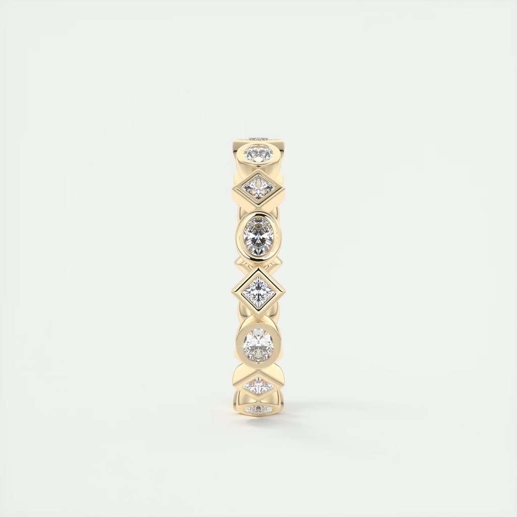 Oval Bezel Eternity Band (0.75 TCW)