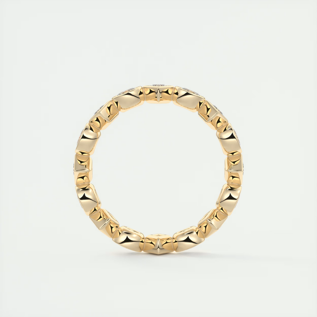 Oval Bezel Eternity Band (0.75 TCW)