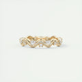 Pear Flutter Eternity Band (0.50 TCW)