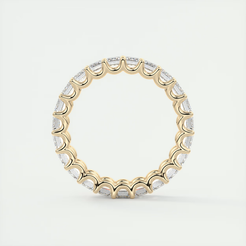 4 Carat Emerald Diamond Eternity Band (4.50 TCW)
