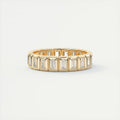 Straight Baguettes Bezel Eternity Band (0.80 TCW)