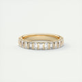 Deco Half Eternity Band – 3 mm Baguette Diamonds (1.00 TCW)