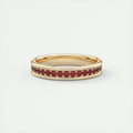 Modern Chunky Red Eternity Band (0.70 TCW)