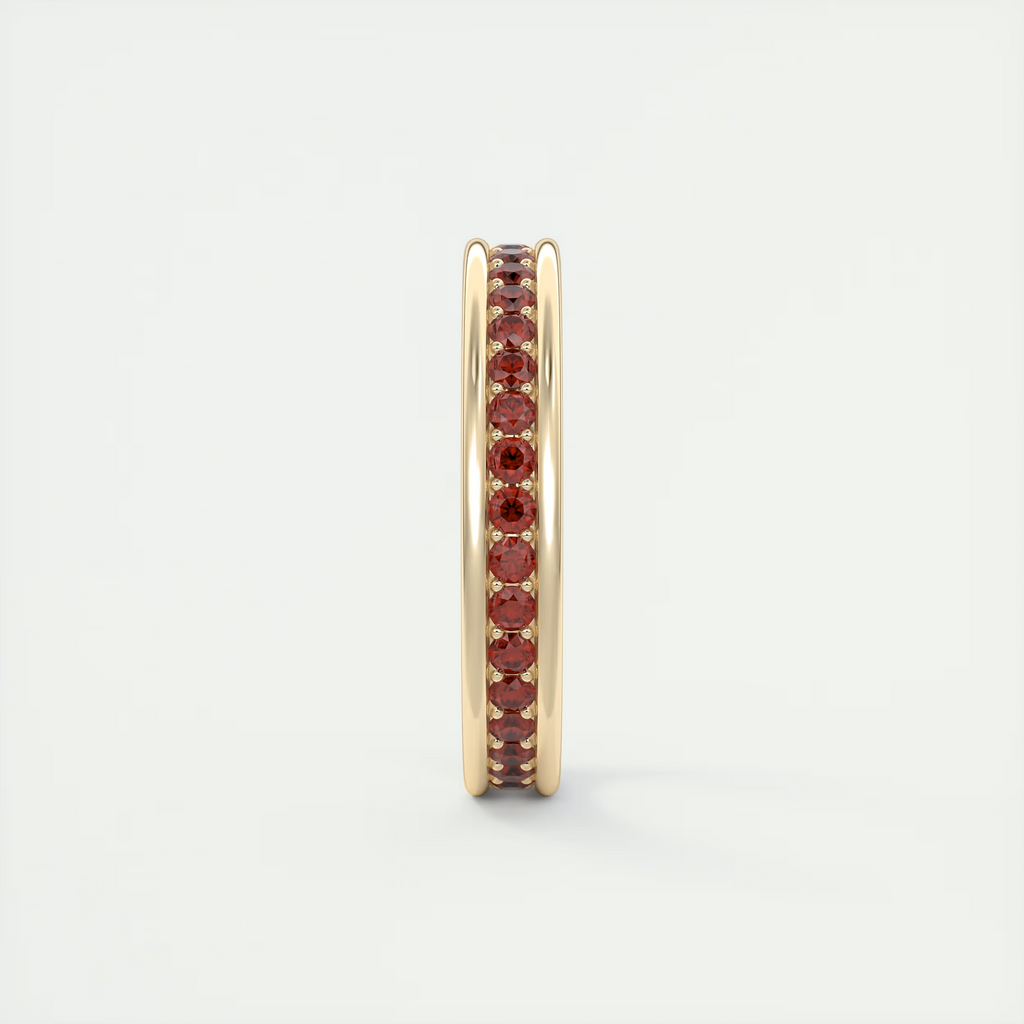 Modern Chunky Red Eternity Band (0.70 TCW)