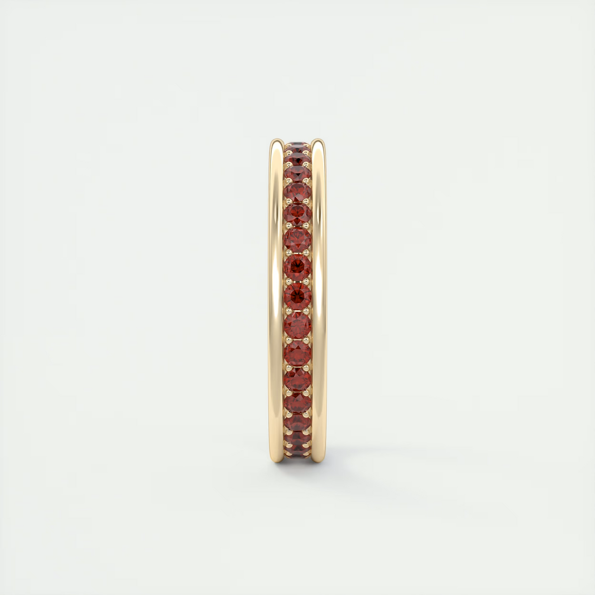 Modern Chunky Red Eternity Band (0.70 TCW)