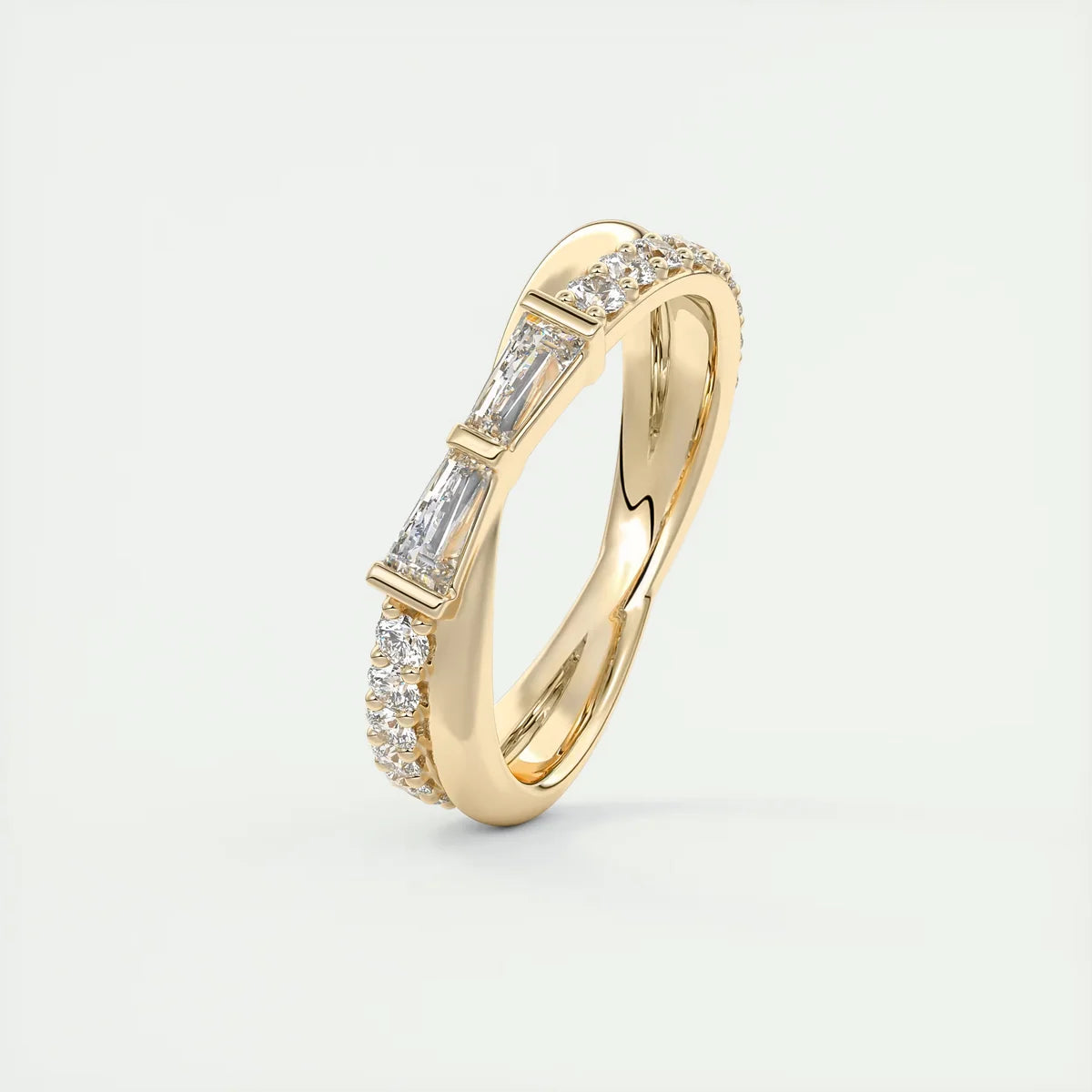 Spritz Crossover Diamond Band (0.50 TCW)