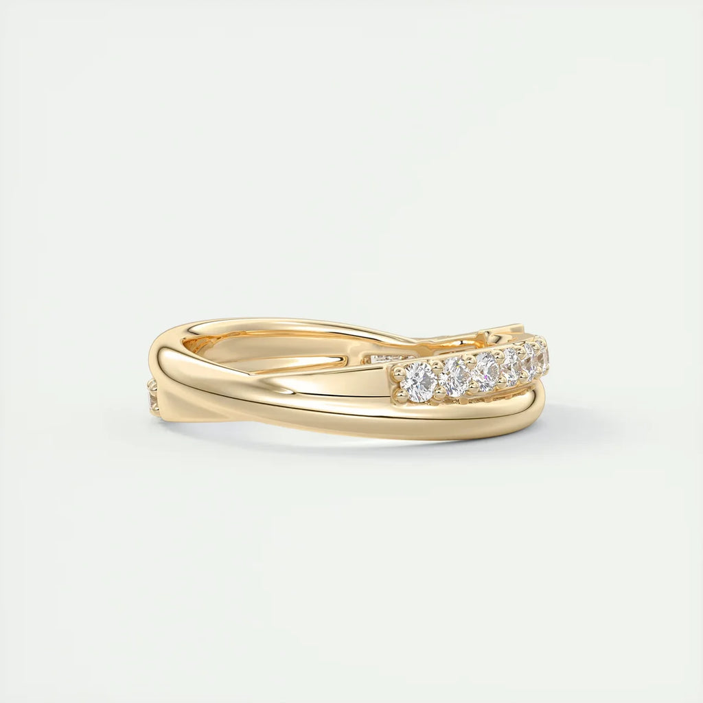 Spritz Crossover Diamond Band (0.50 TCW)