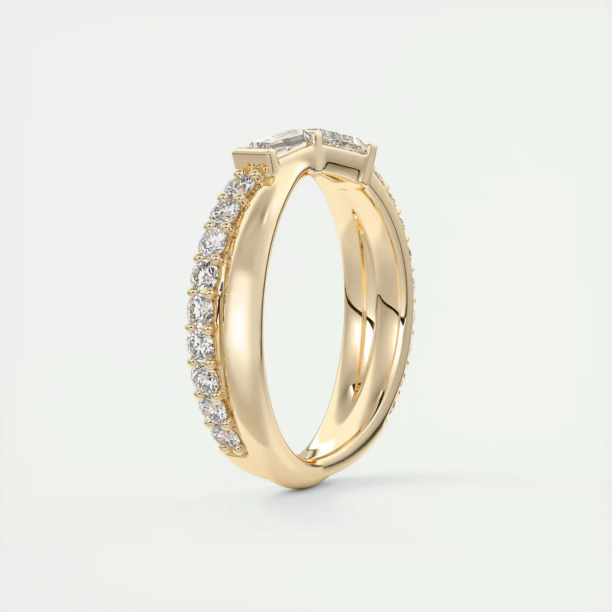 Spritz Crossover Diamond Band (0.50 TCW)