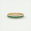 Modern Chunky Green Eternity Band (0.70 TCW)