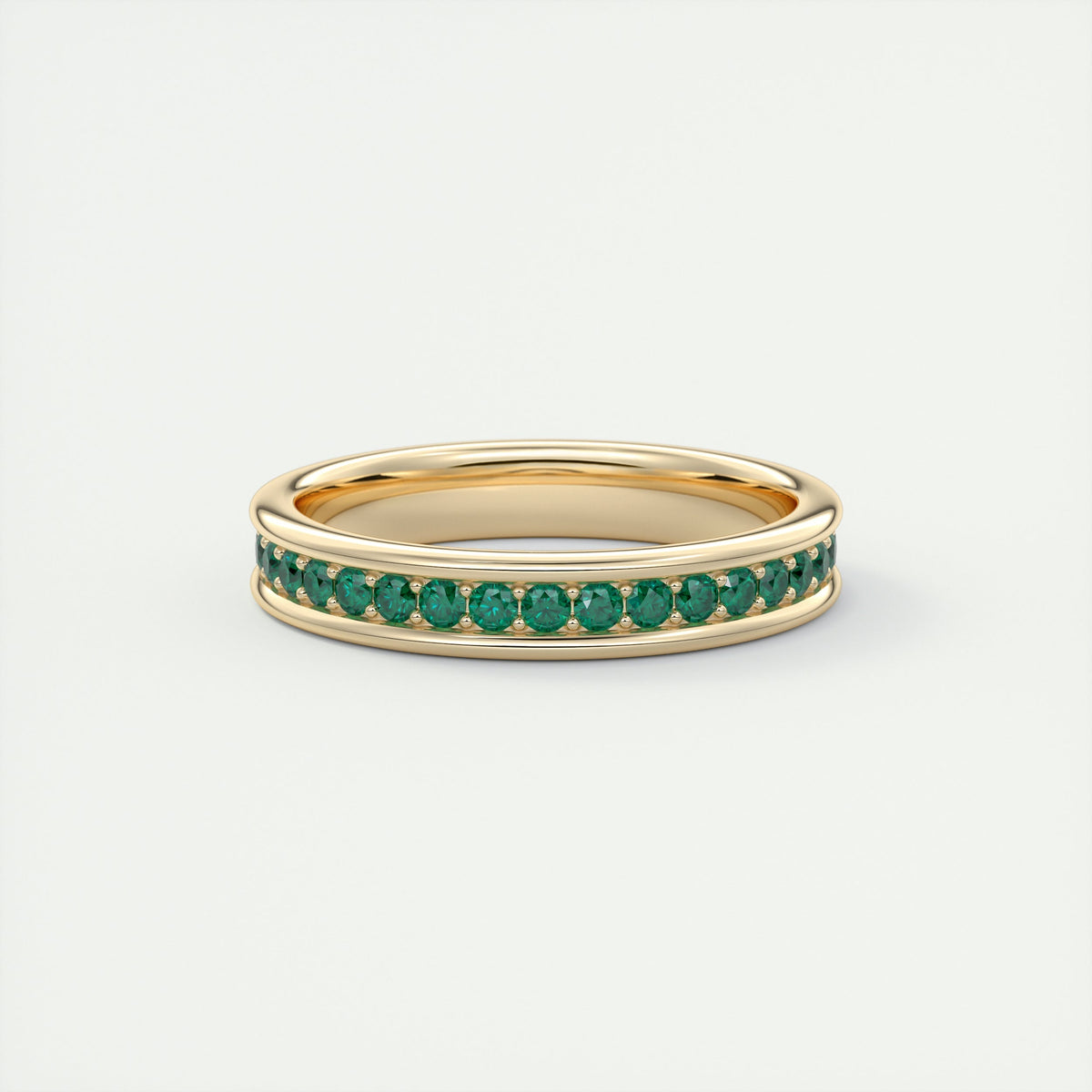 Modern Chunky Green Eternity Band (0.70 TCW)