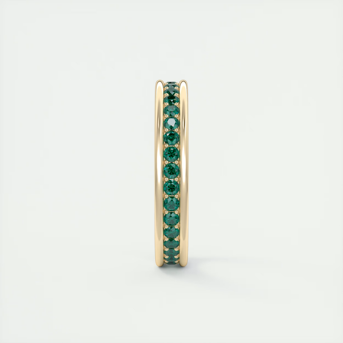 Modern Chunky Green Eternity Band (0.70 TCW)