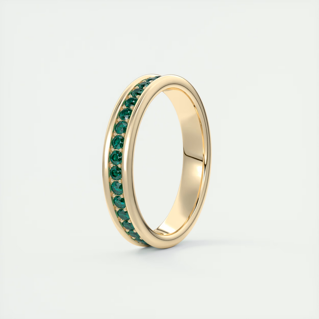 Modern Chunky Green Eternity Band (0.70 TCW)