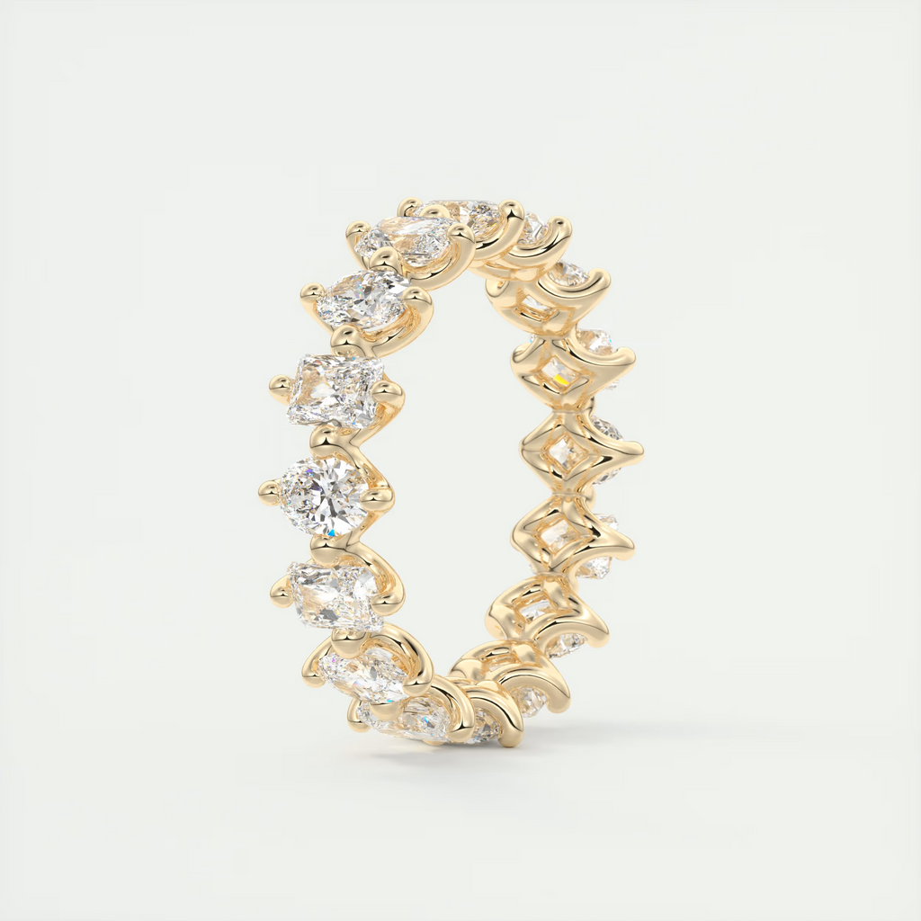 Oval & Radiant Eternity Band (2.80 TCW)