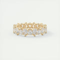 Gracefully Pear Diamond Eternity Band (2.80 TCW)