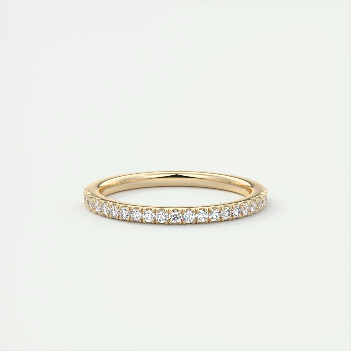 Skinny Half French Eternity Band (0.18 TCW)