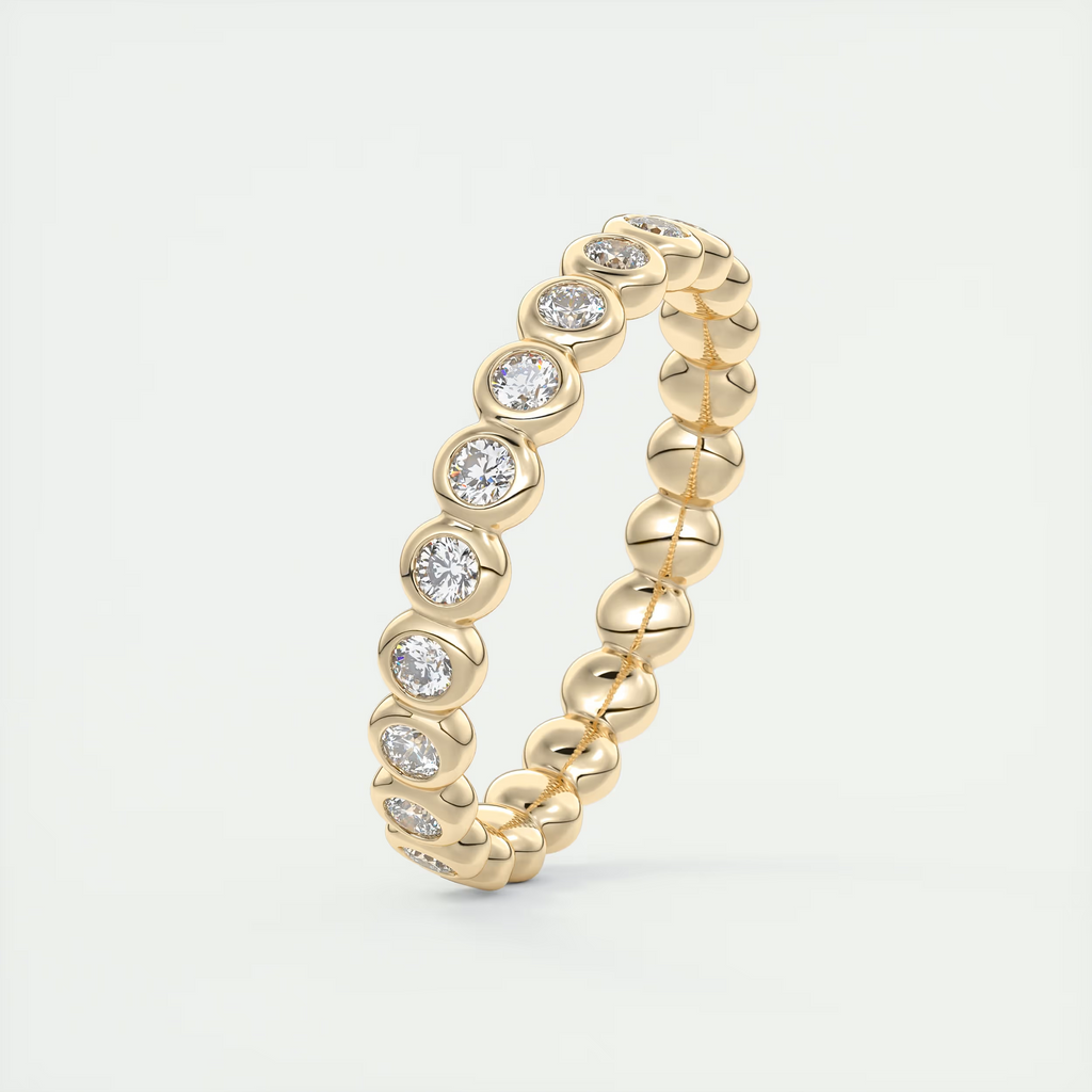 Chunky Caviar Eternity Band – 1.5mm Rounds (0.60 TCW)