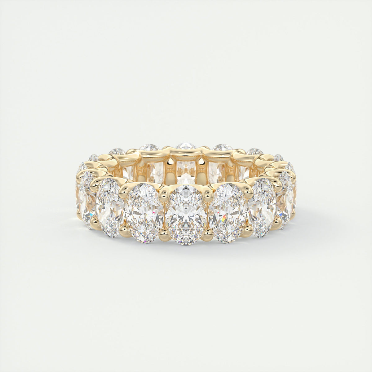 8 Carat Oval Eternity Band (8.00 TCW)