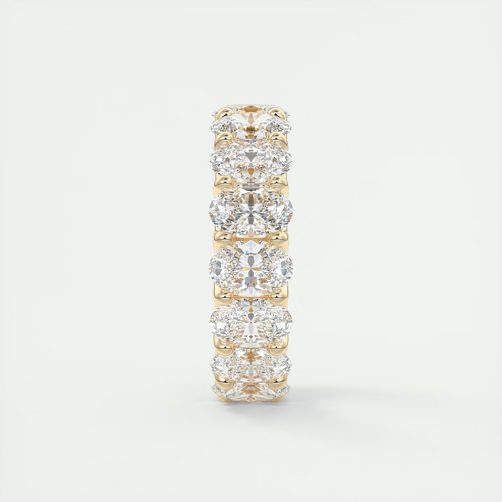8 Carat Oval Eternity Band (8.00 TCW)