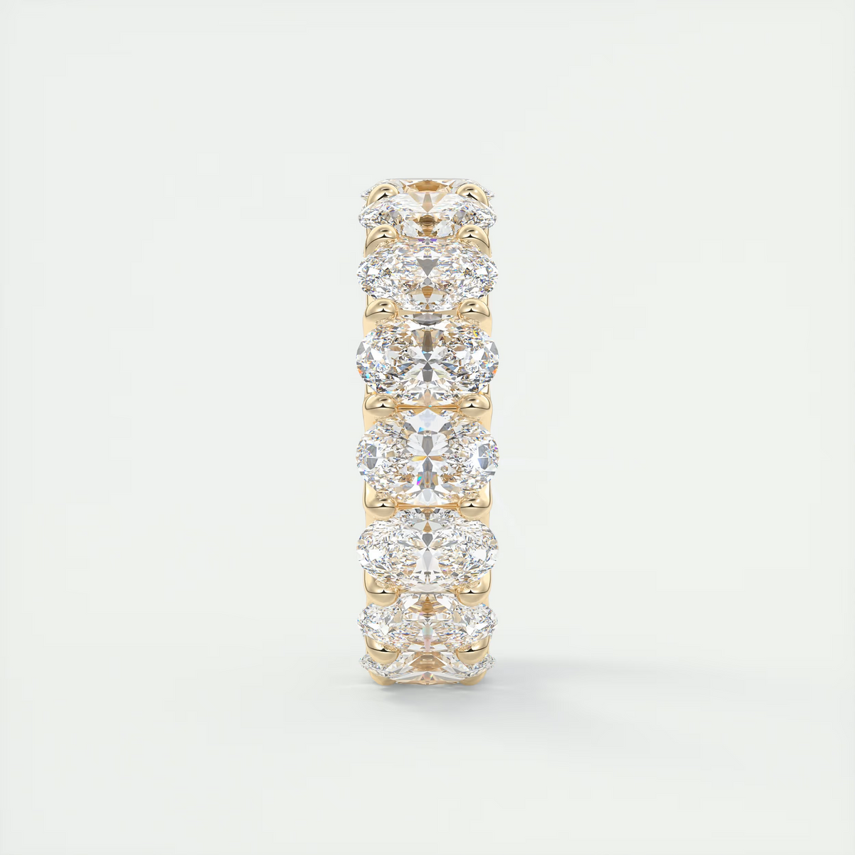 8 Carat Oval Eternity Band (8.00 TCW)