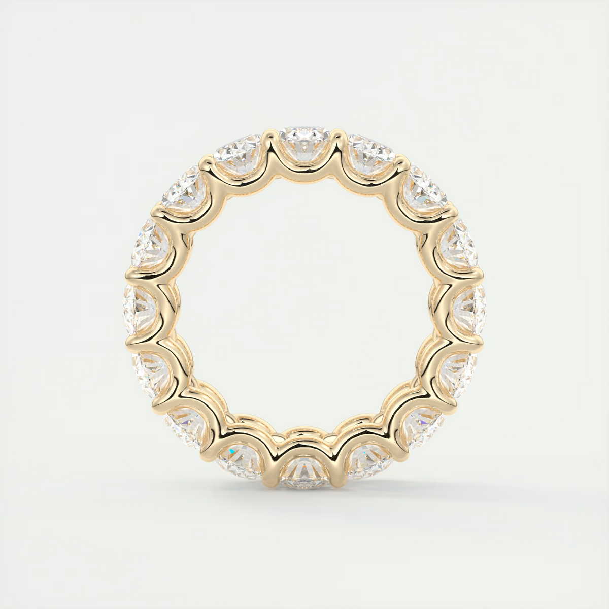 8 Carat Oval Eternity Band (8.00 TCW)