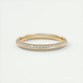 Butterknife Pavé Round Diamond Band (0.35 TCW)