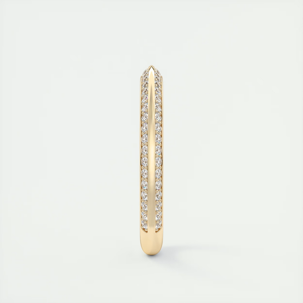 Butterknife Pavé Round Diamond Band (0.35 TCW)