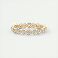 Meringue Pear & Round Diamond Band (0.70 TCW)