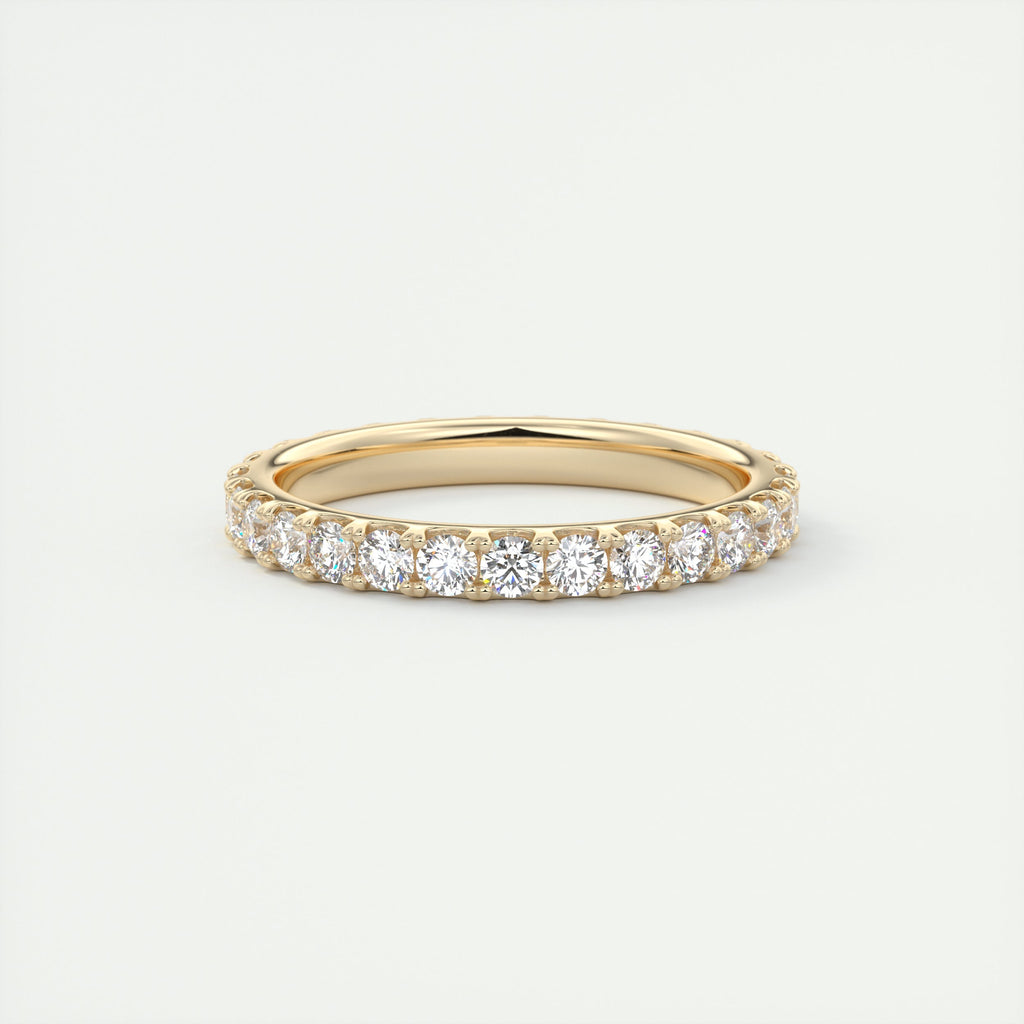 2.3mm French Set Eternity Band (1.00 TCW)