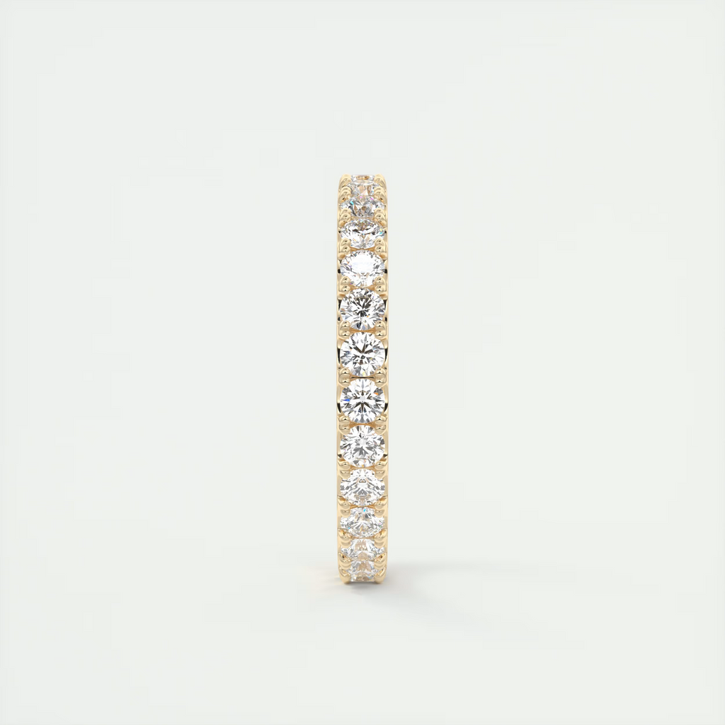 2.3mm French Set Eternity Band (1.00 TCW)