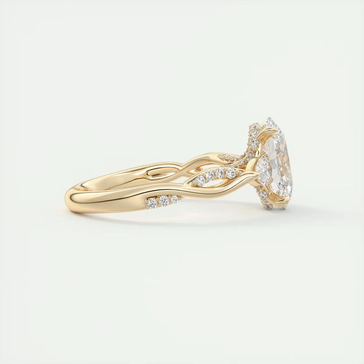 2 Carat Twisted Round Solitaire