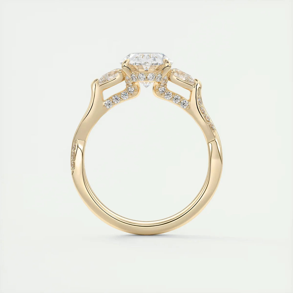 2 Carat Twisted Round Solitaire