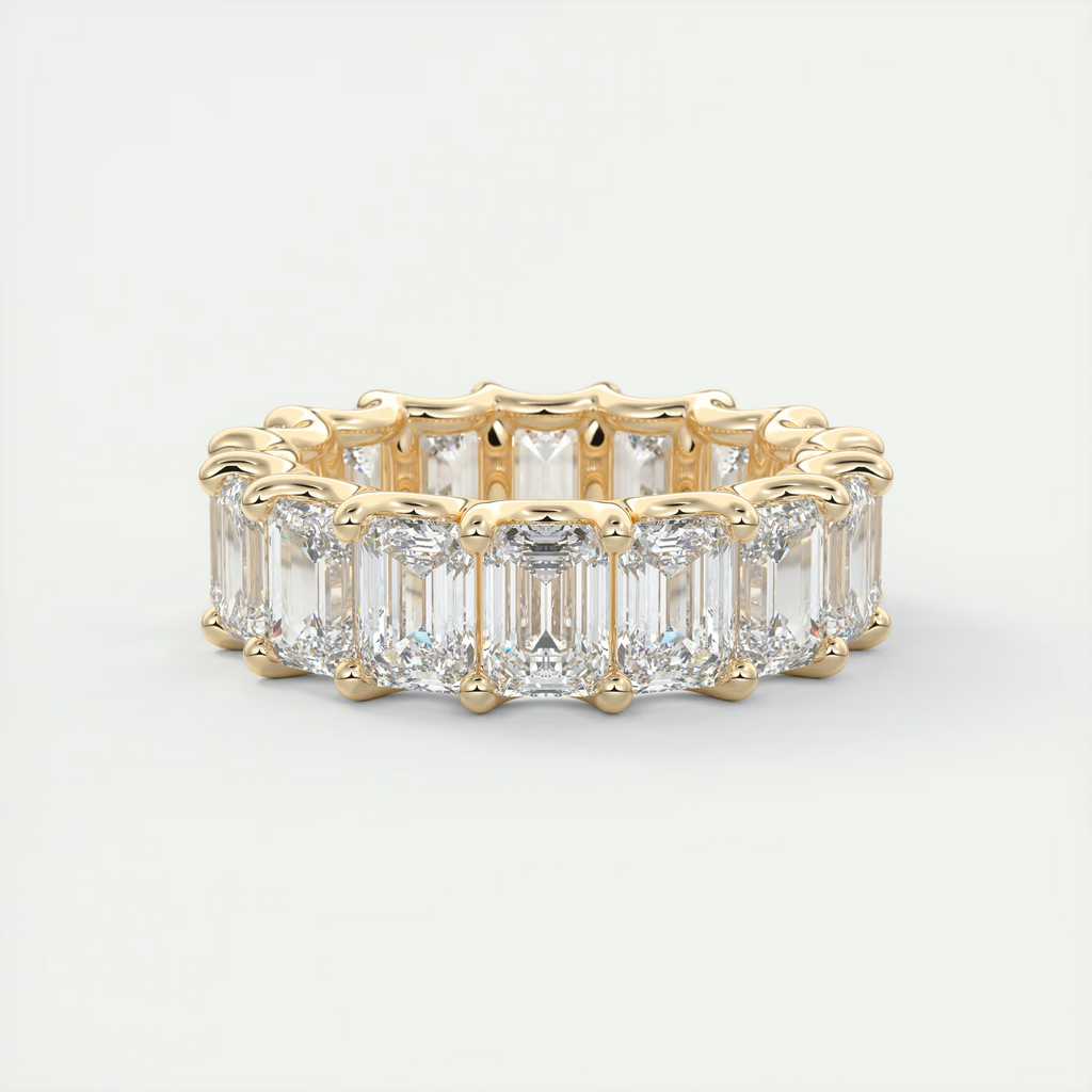 Infinite Emerald Eternity Band (8.80 TCW)