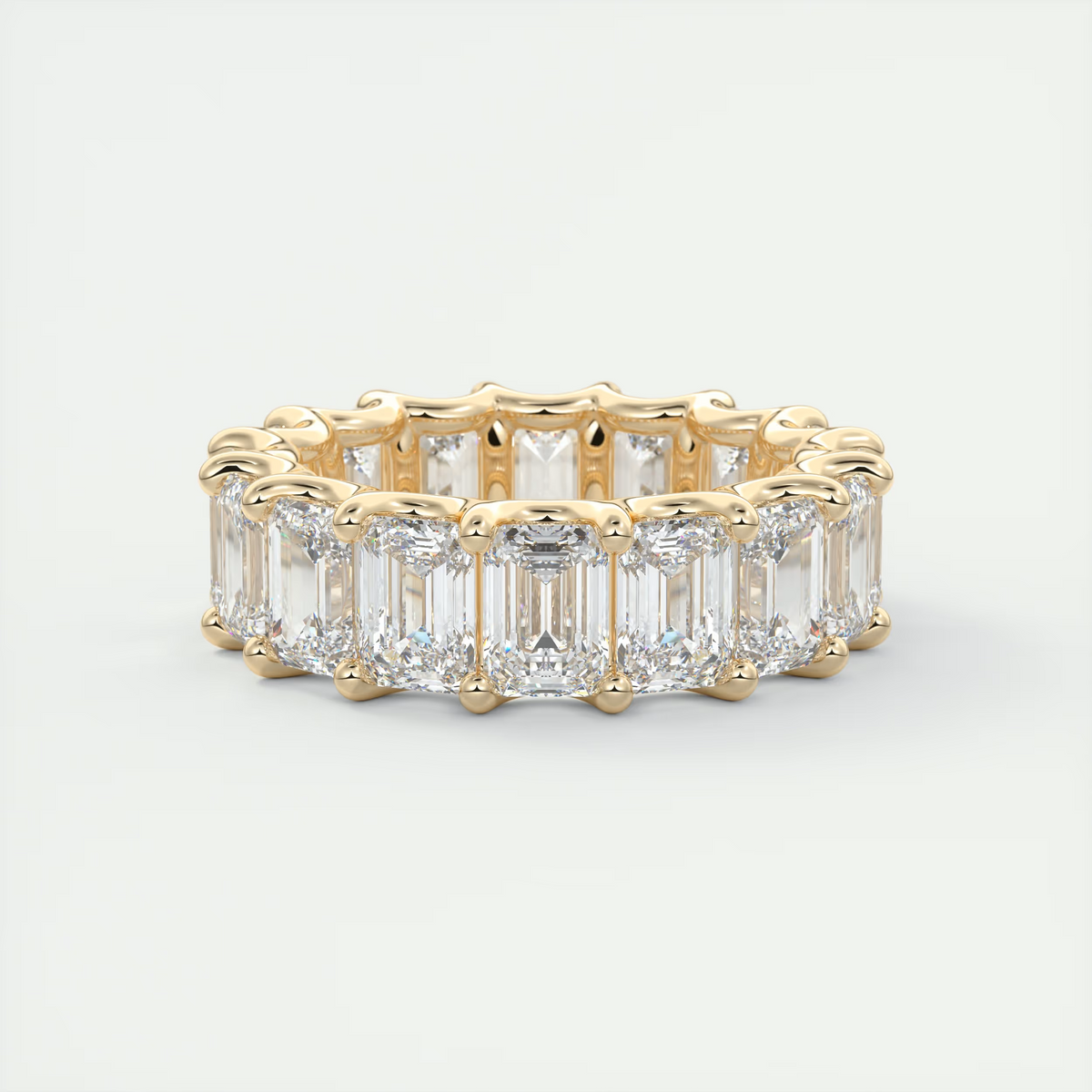 Infinite Emerald Eternity Band (8.80 TCW)