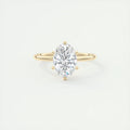 2 Carat Six Prong Oval Solitaire Setting