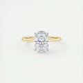 2 Carat Oval The Four Prong Solitaire