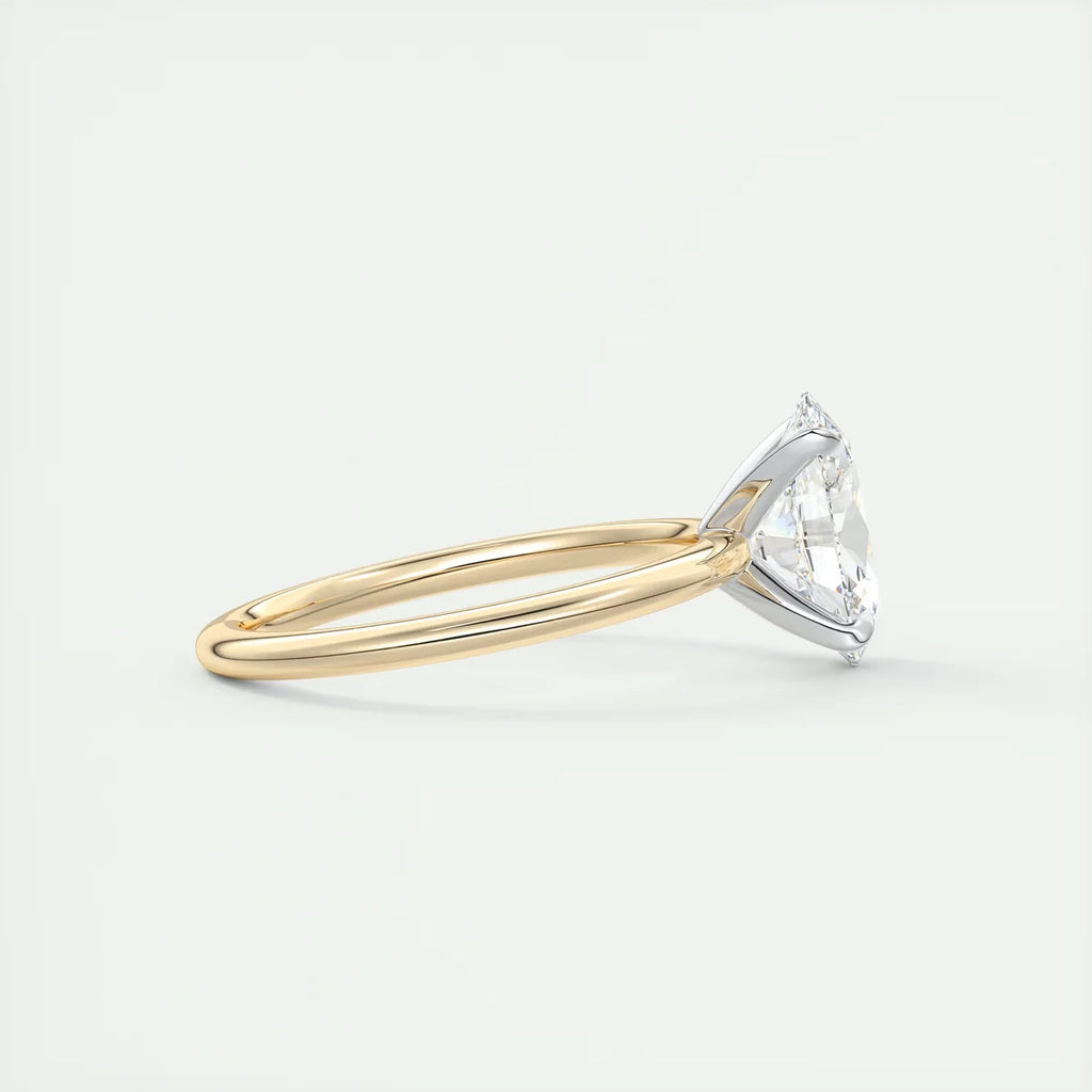 2 Carat Oval The Four Prong Solitaire