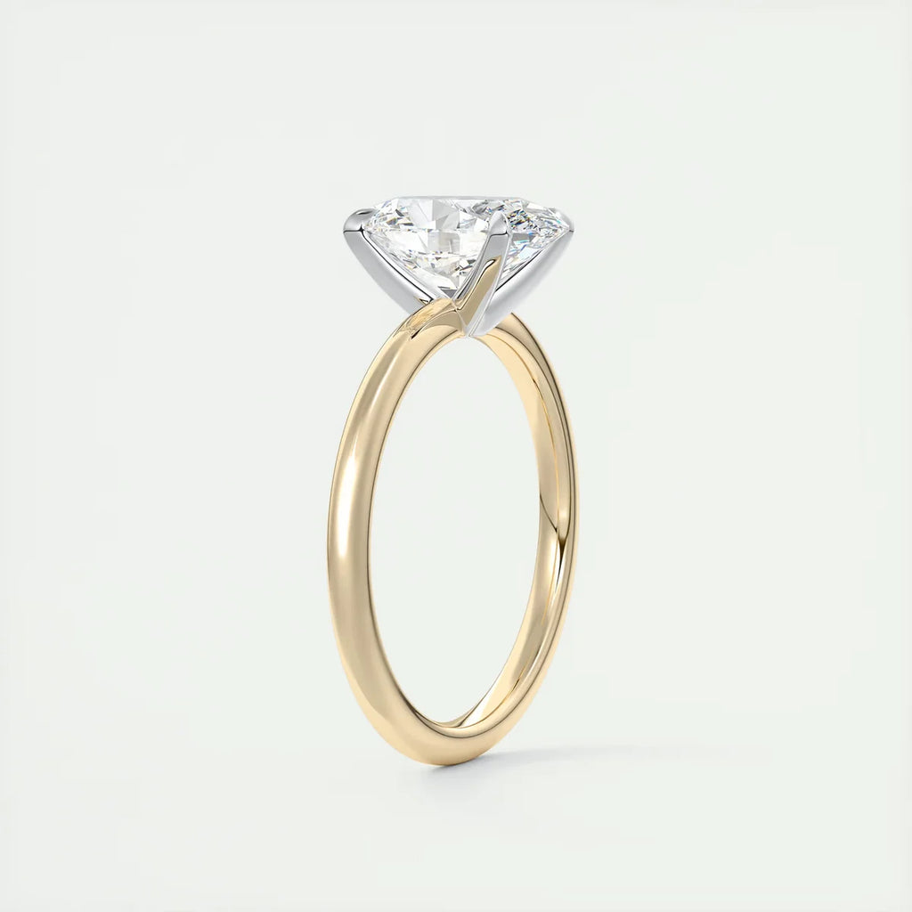 2 Carat Oval The Four Prong Solitaire