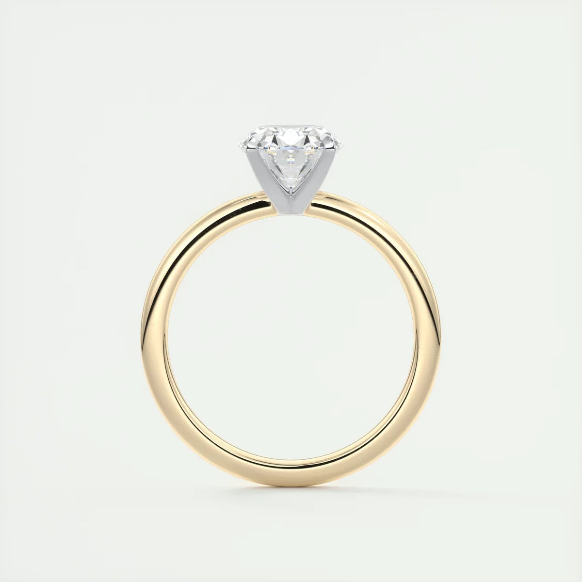 2 Carat Oval The Four Prong Solitaire