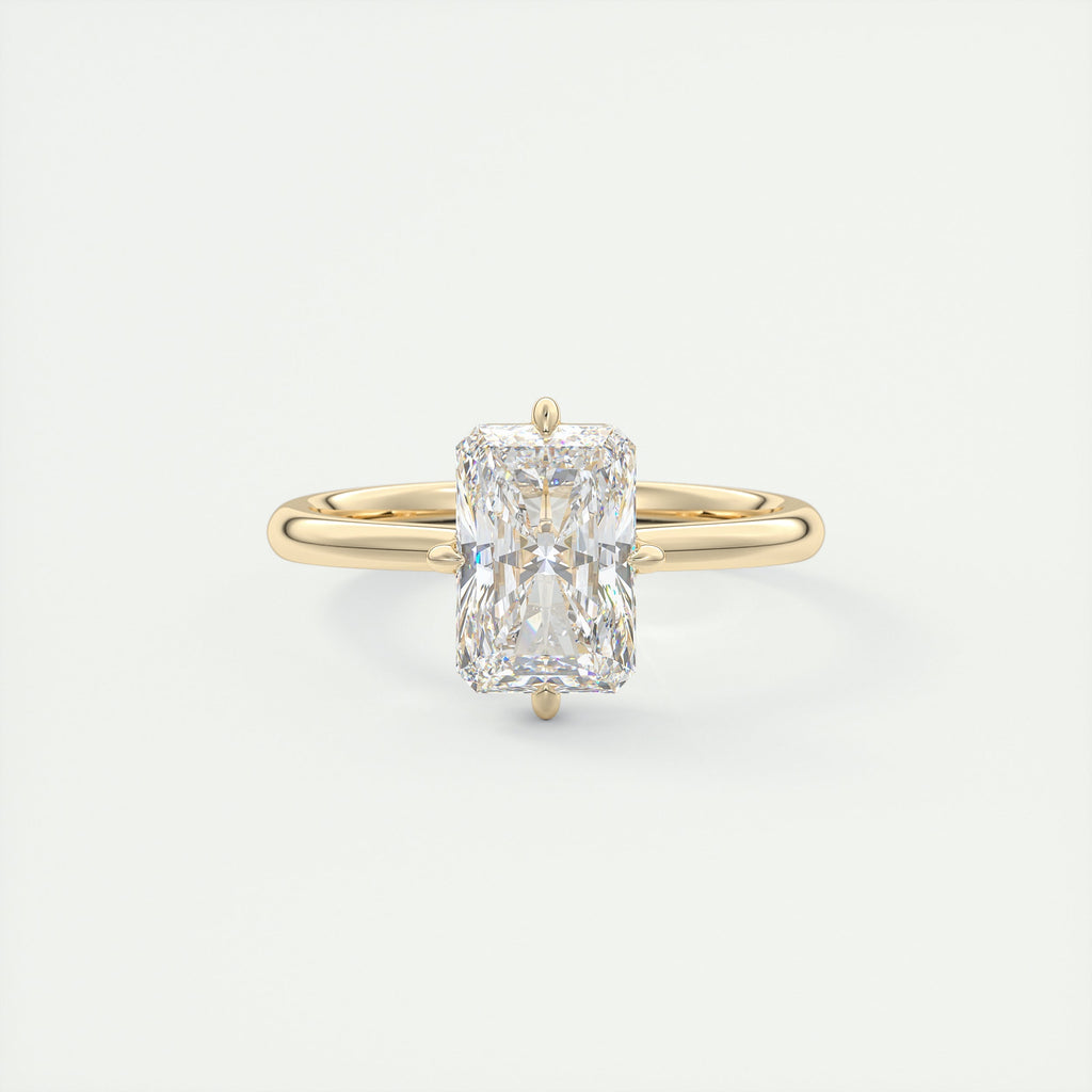 North Star 2 Carat Radiant Solitaire Diamond Ring